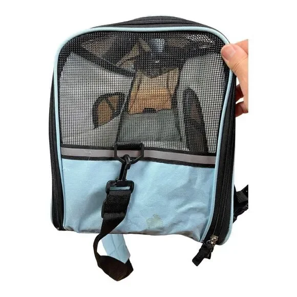 Paw & Pals Airline Approved Blue Pet Soft-Sided Carriers for Small Cats Dogs - Picture 4 of 10